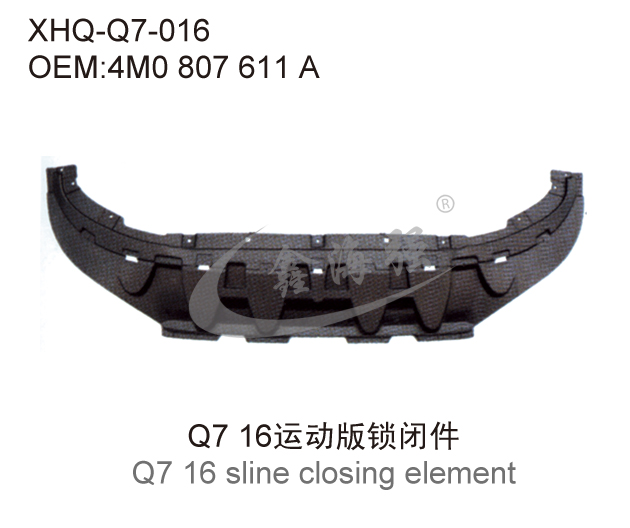 Q7 16 sline ciosing element