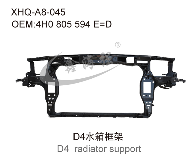 D4 radiator support